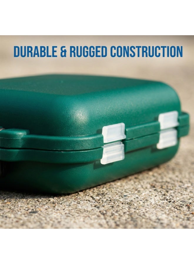 LA LUSH Portable Pills Box Organizer Medicine Storage Box Double Layer 10 Grids Tablet Organiser to Hold Vitamins Cod Liver Oil Supplements and Medication for Travel Work. - Image 4